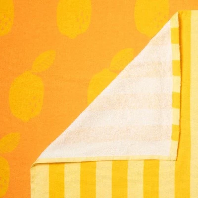 2pk Striped Beach Towels Orange - Sun Squad™ 3 2pk Striped Beach Towels Orange - Sun Squad™ - Image 3