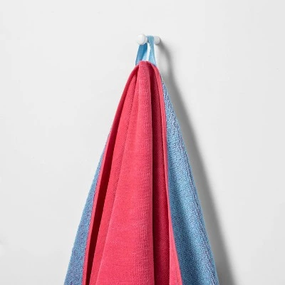 WOW Reversible Beach Towel Red - Sun Squad™ 1 WOW Reversible Beach Towel Red - Sun Squad™