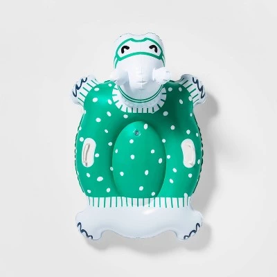 50" Snow Tube Hippo Green/White/Black - Sun Squad™ 2 50" Snow Tube Hippo Green/White/Black - Sun Squad™ - Image 2