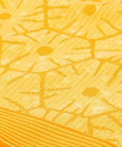 Pineapple Slices Print Sand Resist Towel Dark Yellow - Sun Squad™