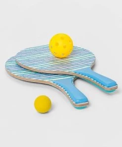 Blue Stripes Paddle Ball - Sun Squad™