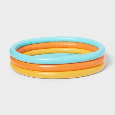 3 Ring Kiddie Pool - Sun Squad™ Blue/orange/yellow 4 3 Ring Kiddie Pool - Sun Squad™ Blue/orange/yellow - Image 4
