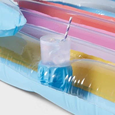 Fashion Pool Lounge Float- Sun Squad™ Orange 3 Fashion Pool Lounge Float- Sun Squad™ Orange - Image 3