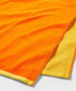 XL Reversible Beach Towel Orange - Sun Squad™