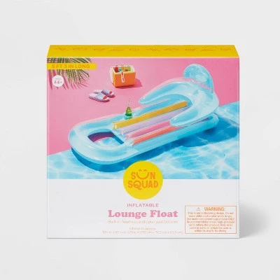 Fashion Pool Lounge Float- Sun Squad™ Orange 4 Fashion Pool Lounge Float- Sun Squad™ Orange - Image 4