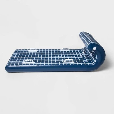 Super Stripes Extra Long Toboggan Blue - Sun Squad™ 1 Super Stripes Extra Long Toboggan Blue - Sun Squad™