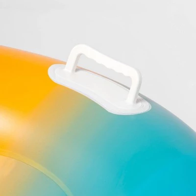 62" Rainbow Double Snow Tube Blue/Red/Yellow - Sun Squad™ 3 62" Rainbow Double Snow Tube Blue/Red/Yellow - Sun Squad™ - Image 3