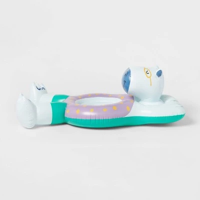 Kids' Hippo Pool Float - Sun Squad™ 1 Kids' Hippo Pool Float - Sun Squad™