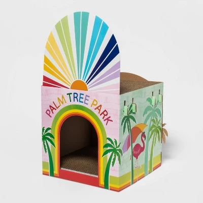 Palm Tree Park Cat Scratch House - Sun Squad™ 2 Palm Tree Park Cat Scratch House - Sun Squad™ - Image 2