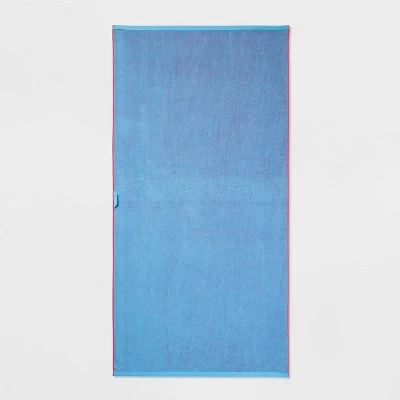 WOW Reversible Beach Towel Red - Sun Squad™ 2 WOW Reversible Beach Towel Red - Sun Squad™ - Image 2