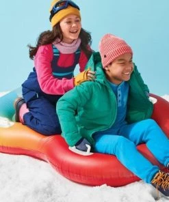 62" Rainbow Double Snow Tube Blue/Red/Yellow - Sun Squad™