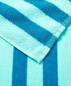 4pk Striped Beach Towels - Sun Squad™ Green