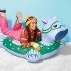 50" Snow Tube Hippo Green/White/Black - Sun Squad™