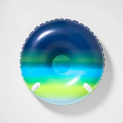 48" Blue and Green Snow Tube - Sun Squad™ 2 48" Blue and Green Snow Tube - Sun Squad™ - Image 2