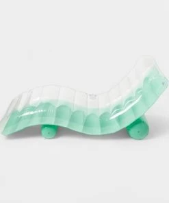 Chaise Pool Float Lounge Green - Sun Squad™