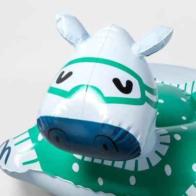 50" Snow Tube Hippo Green/White/Black - Sun Squad™ 3 50" Snow Tube Hippo Green/White/Black - Sun Squad™ - Image 3