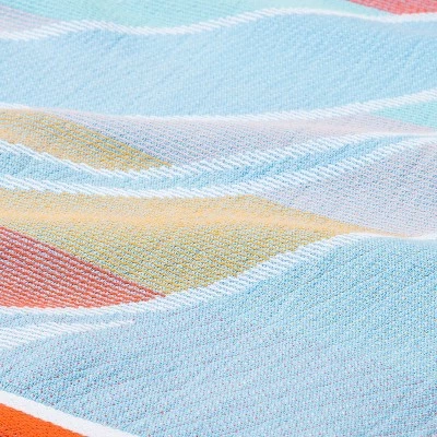 Palm Leaf Print Sand Resist Beach Towel - Sun Squad™ 3 Palm Leaf Print Sand Resist Beach Towel - Sun Squad™ - Image 3