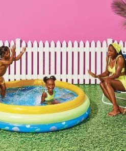 3 Ring Kiddie Pool - Sun Squad™ Blue/orange/yellow