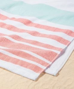Warm Striped Sand Resist Beach Towel - Sun Squad™